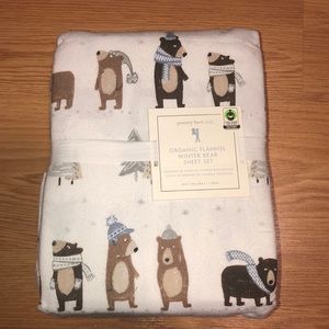 Pottery Barn Kids Twin Flannel Sheet Set